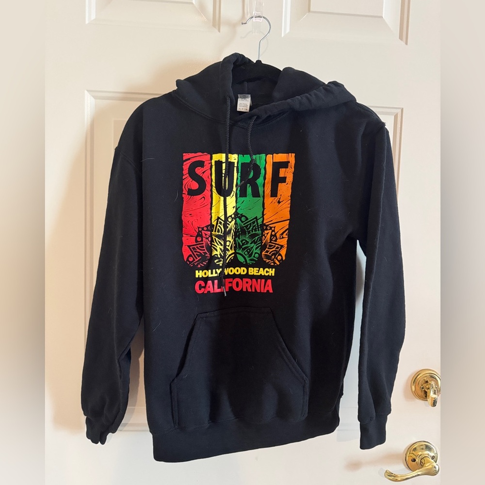 Black Surf California Hoodie